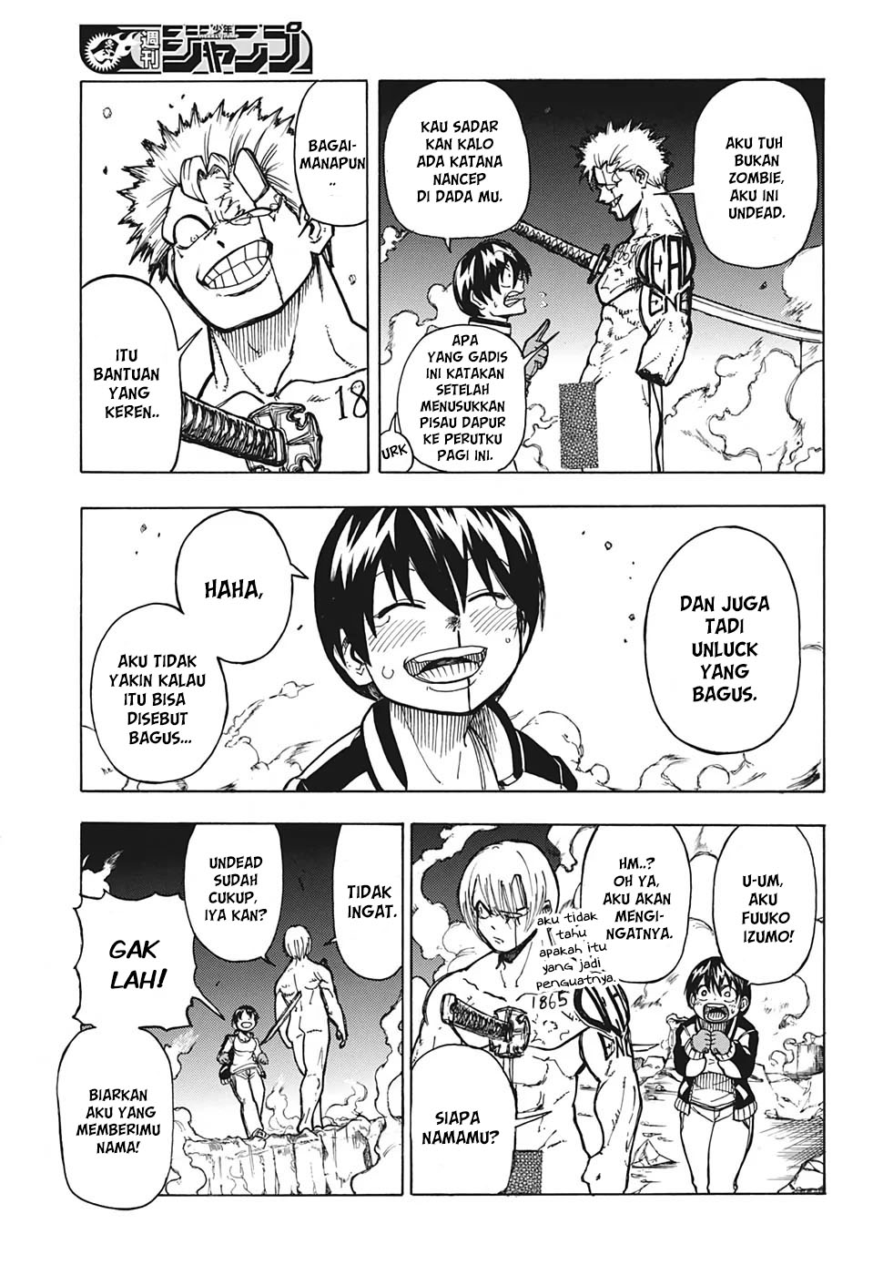 Undead Unluck Chapter 1